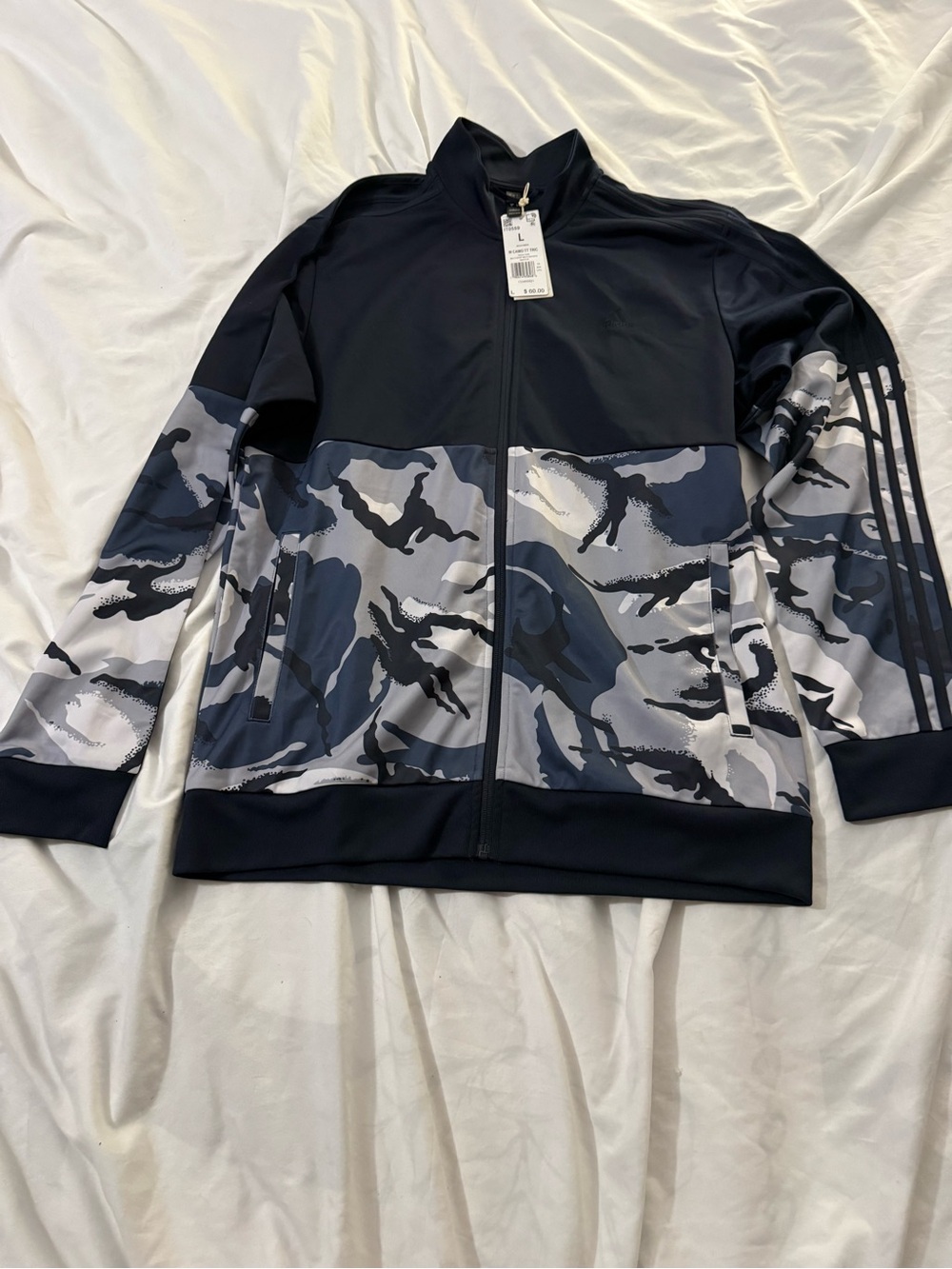 Adidas men’s track jacket size L nwt